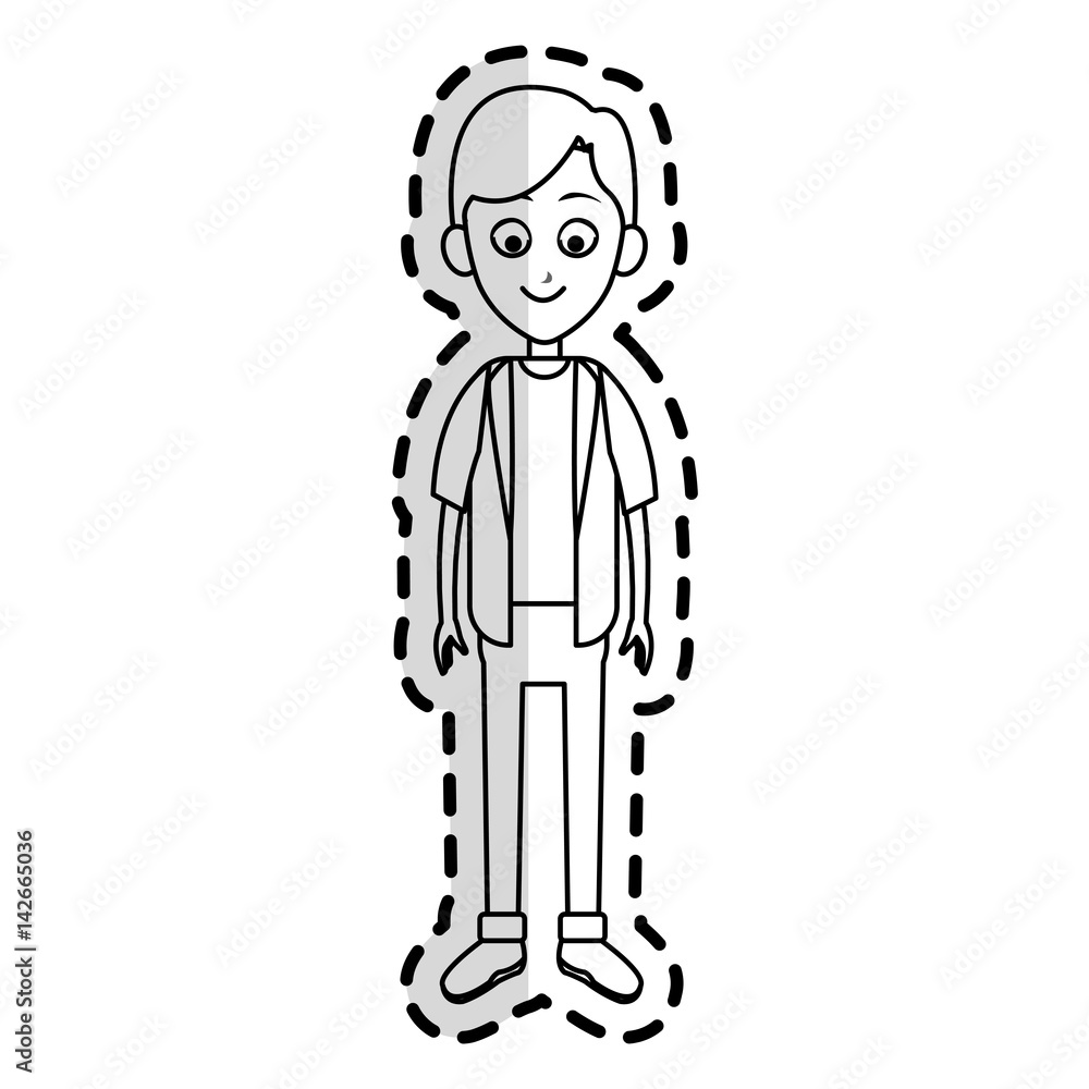 happy boy kid or child icon image vector illustration design 