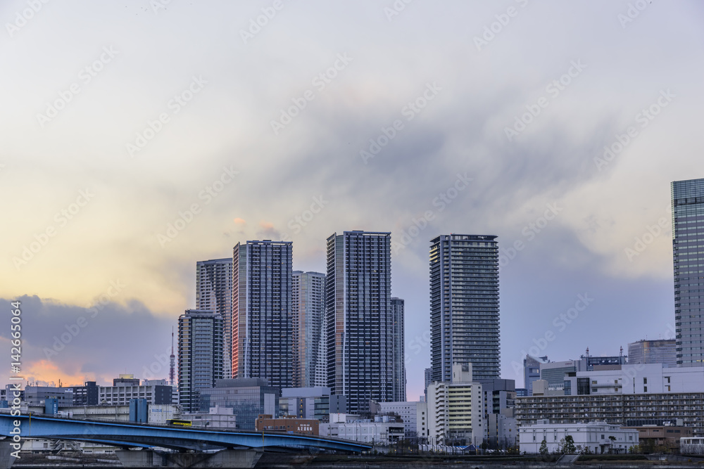 晴海の風景