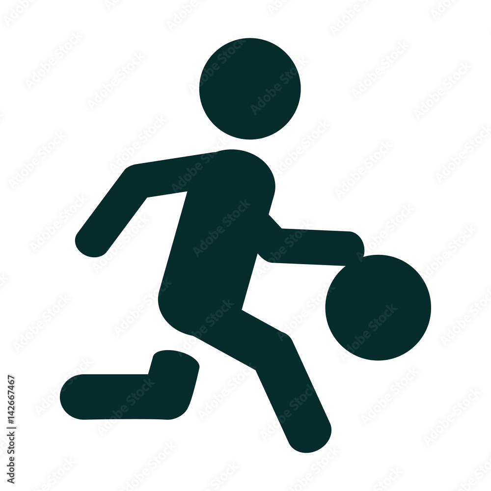Stick Figure illustration. Fitness and Health icon. Stick Figure illustration. Fitness and Health icon.