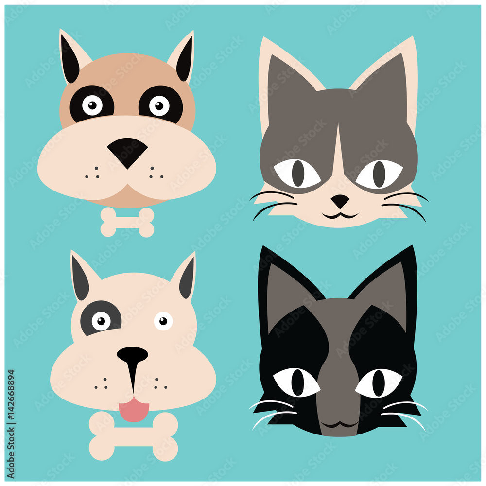 Cat And Dogs Icon