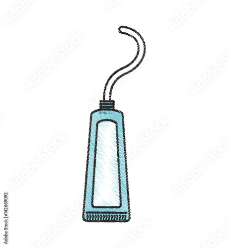 toothpaste cream isolated icon vector illustration design