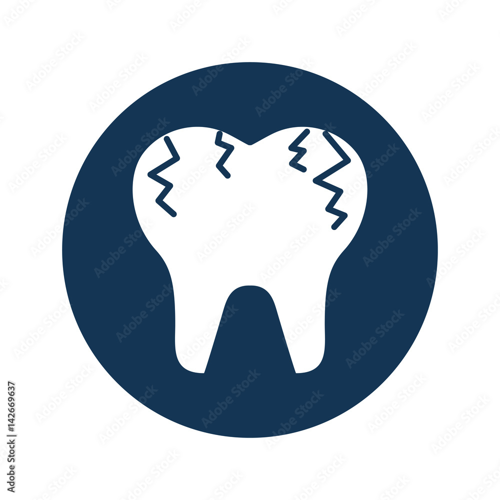 broken tooth isolated icon vector illustration design broken tooth isolated icon vector illustration design