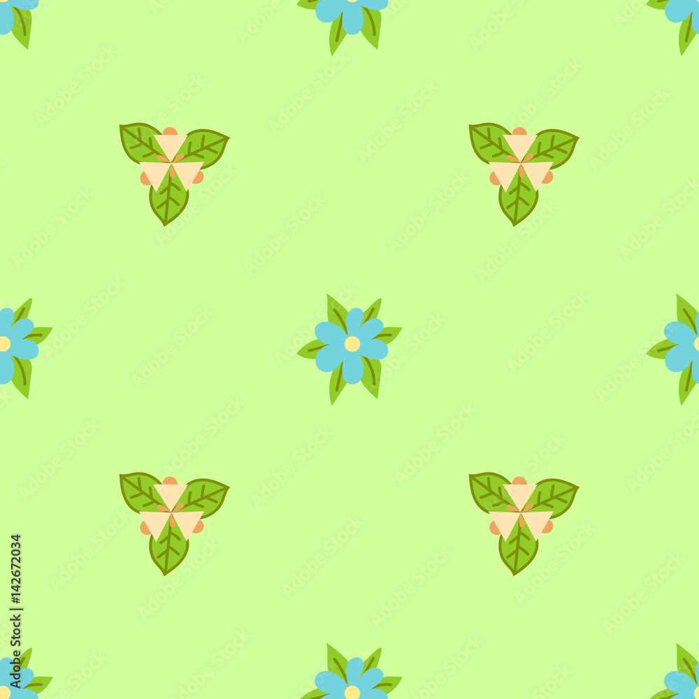 Seamless pattern with beautiful flowers. Seamless pattern with beautiful flowers.