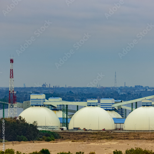 Photos Fertilizer terminal with saltpeter in Riga, Latvia