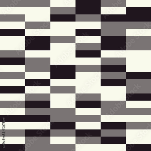 Geometrical seamless pattern in beige, gray and black tones © zaieiunewborn59