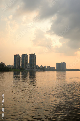 View of Neva river, St.Petersburg.