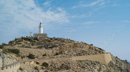Lighthouse at Cap Formentor on Mallorca island