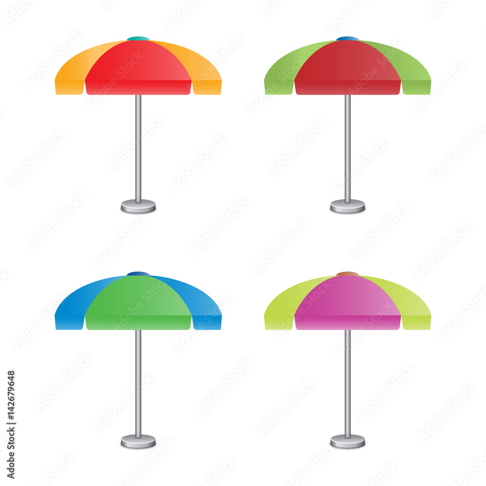 set of four beach umbrella set of four beach umbrella