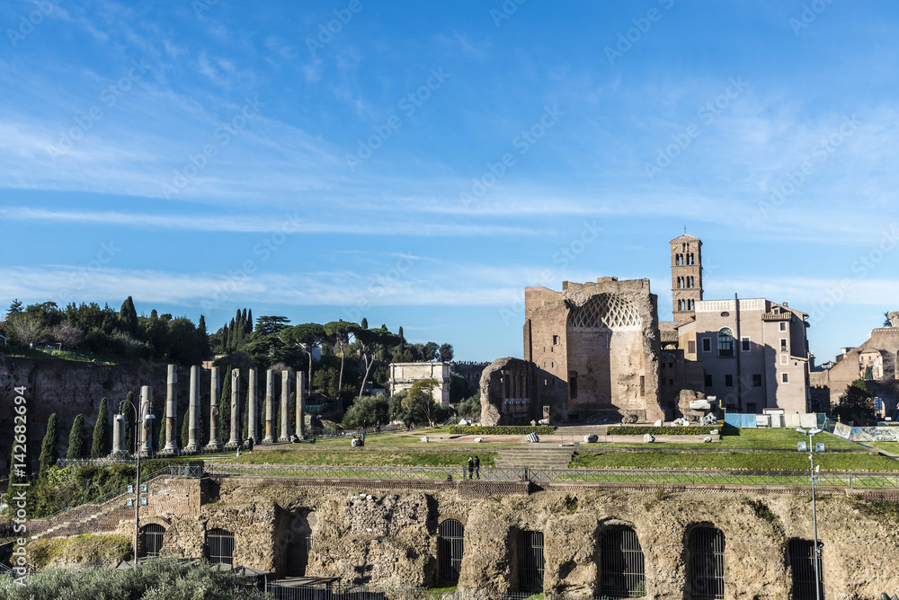 The Temple of Venus and Rome, Italy