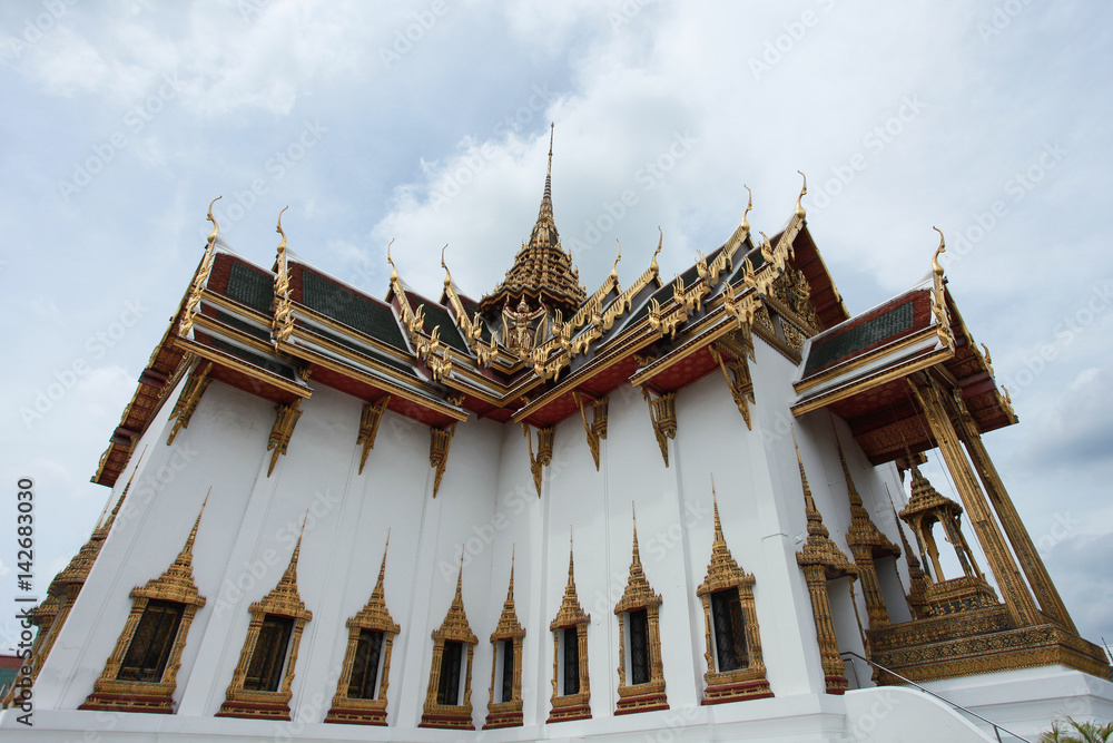The pagoda inside the Royal palace in Thailand The pagoda inside the Royal palace in Thailand