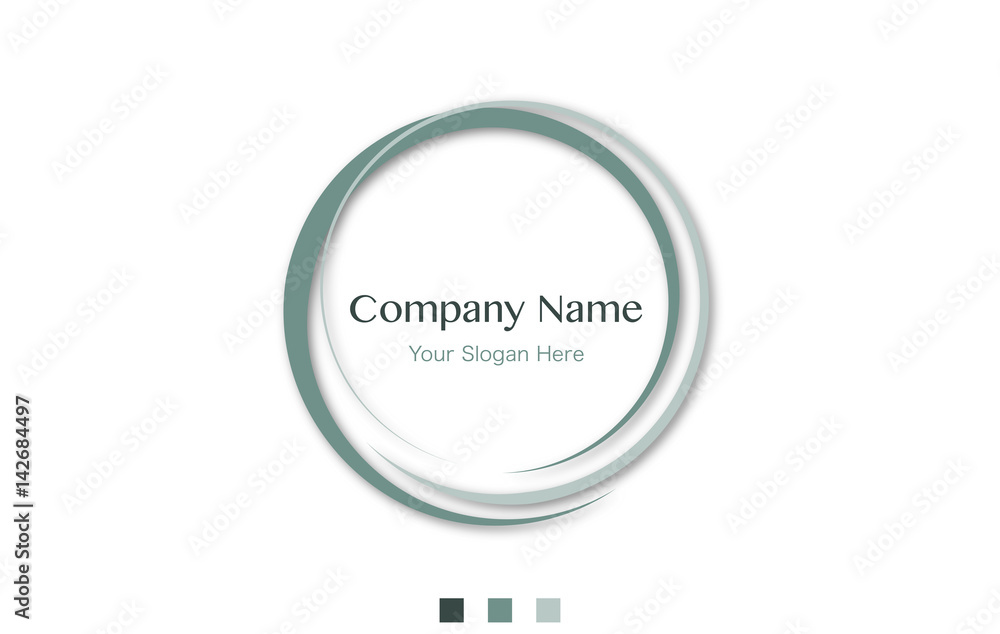 Logo Design Green Circles Logo Design Green Circles