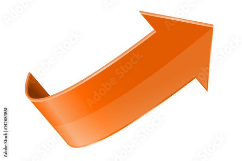 Orange arrow