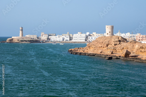 Landscape of city of Sur  Oman