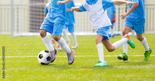 Fototapeta Naklejka Na Ścianę i Meble -  Soccer Football Game for Kids