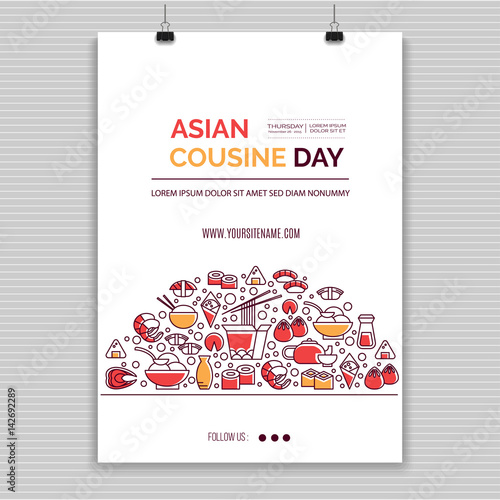 Asian food templates