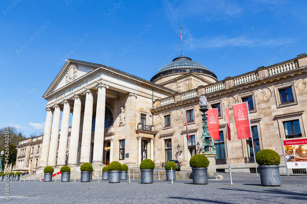 Naklejka premium Wiesbaden, Kurhaus. März 2017.