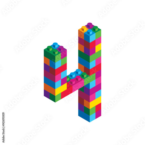 Isometric Alphabet Block