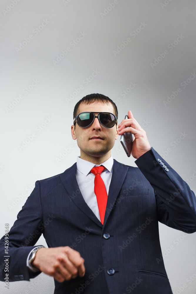 A man in a business sui A man in a business sui