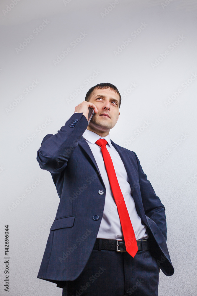 A man in a business sui