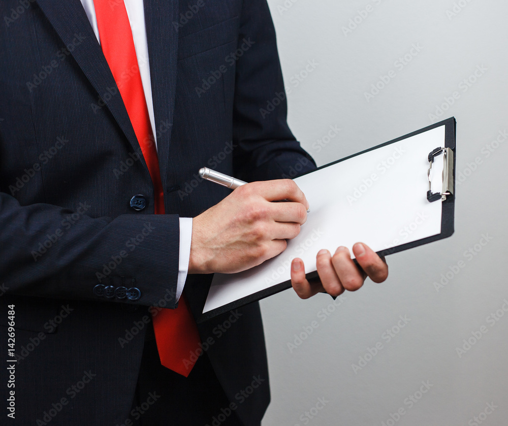 A man in a business sui A man in a business sui