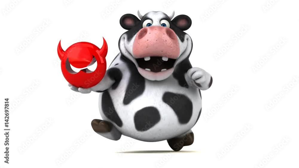 Fun cow - 3D Animation Fun cow - 3D Animation