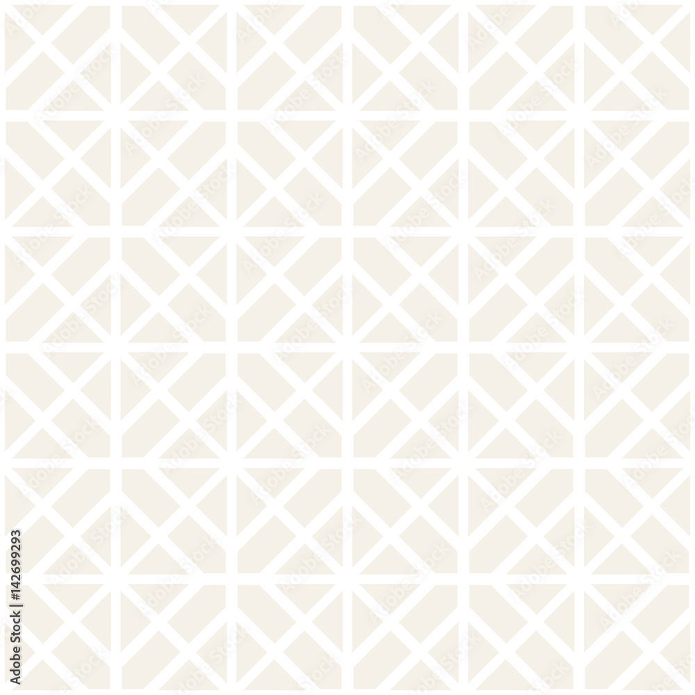 Naklejka premium Seamless Pattern With Squares. Vector Abstract Background. Stylish Geometric Linear Structure
