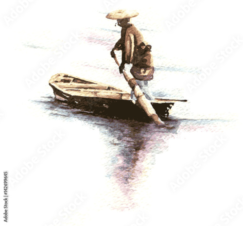 船頭。