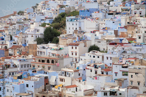The blue city of Chefchaouen. Morocco © yurybirukov