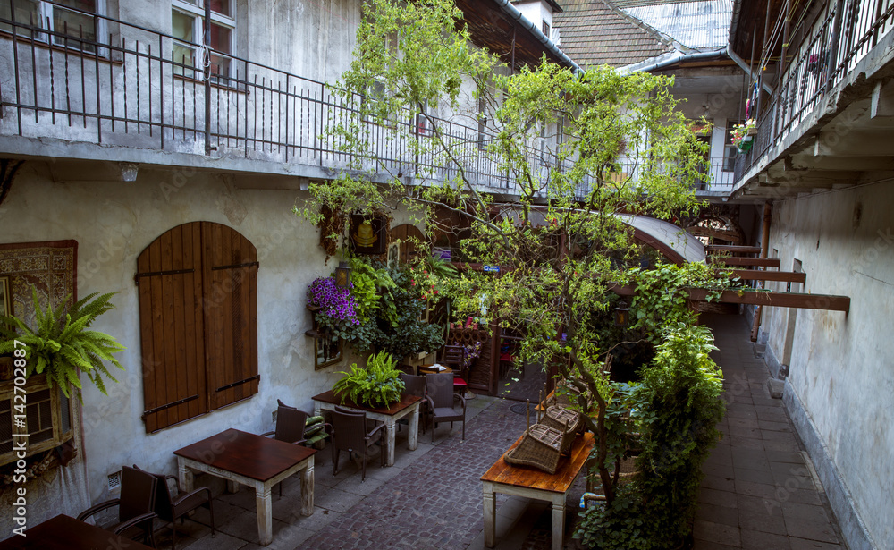 Obraz premium Jewish Quarter of the Kazimierz district in Krakow, Poland