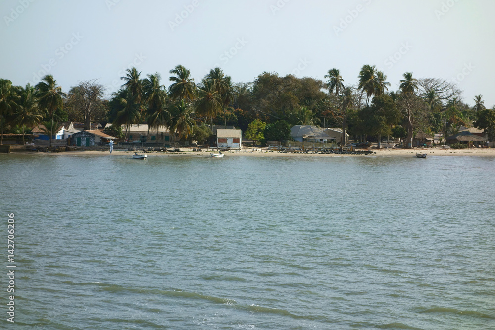 Carabane island and village, Senegal