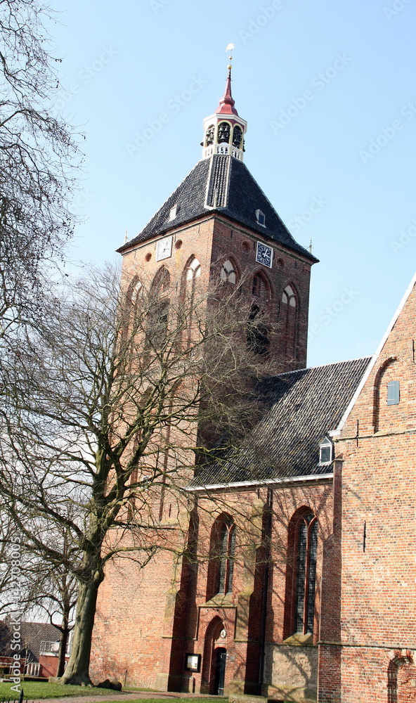 Hippolytus Church from the 15th century in Middelstum. The Netherlands Hippolytus Church from the 15th century in Middelstum. The Netherlands