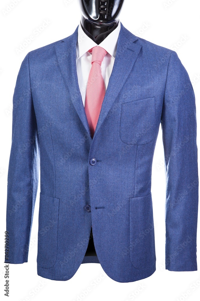 jacket with white shirt and tie on the black mannequin jacket with white shirt and tie on the black mannequin