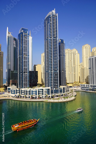 Dubai Marina in Dubai, United Arab Emirates, Asia