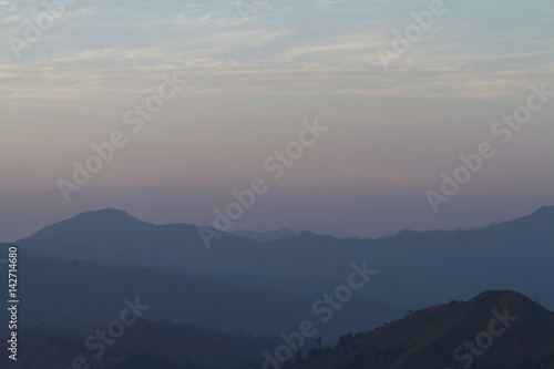 A morning  Thong Pha Phum National Park.