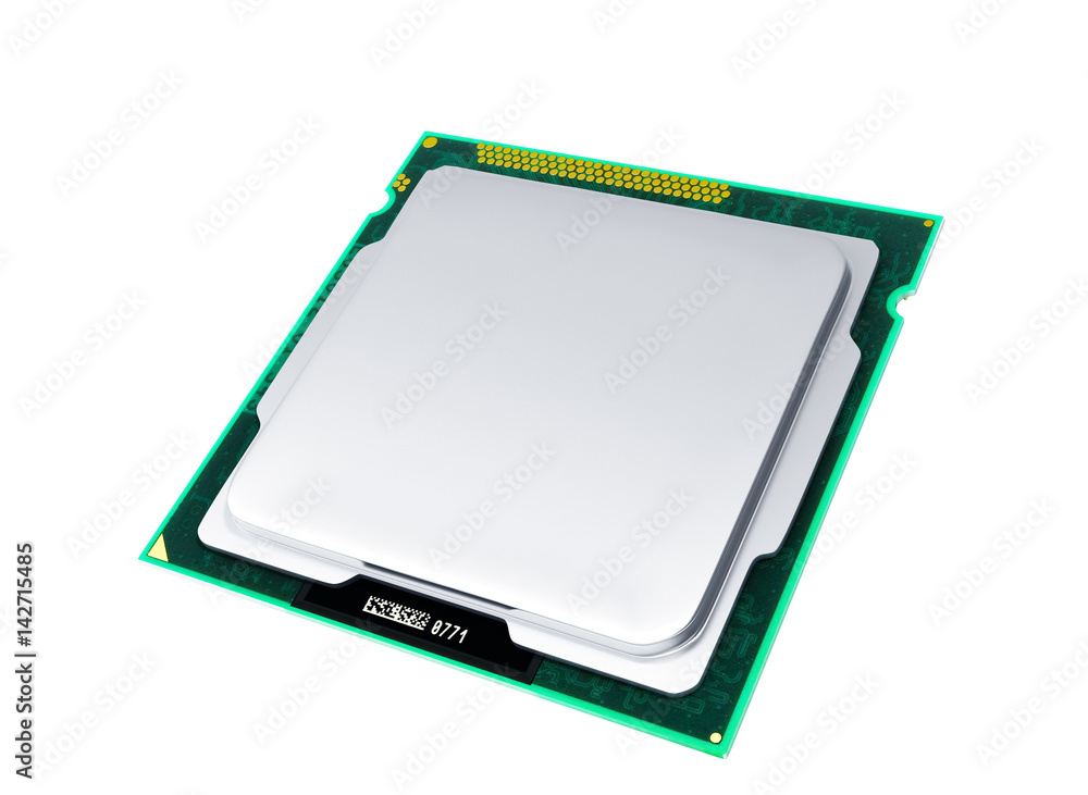 Computer Processors CPU High resolution 3d render no shadow Computer Processors CPU High resolution 3d render no shadow