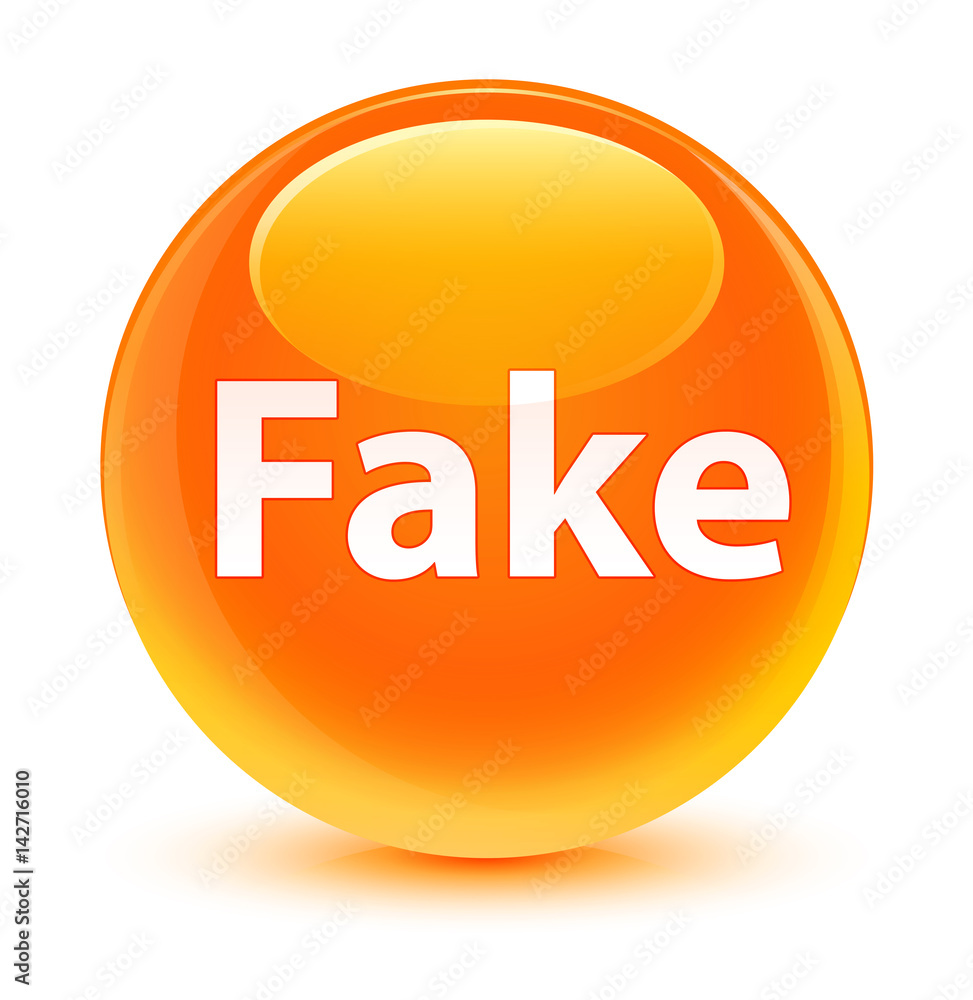 Fake glassy orange round button Fake glassy orange round button