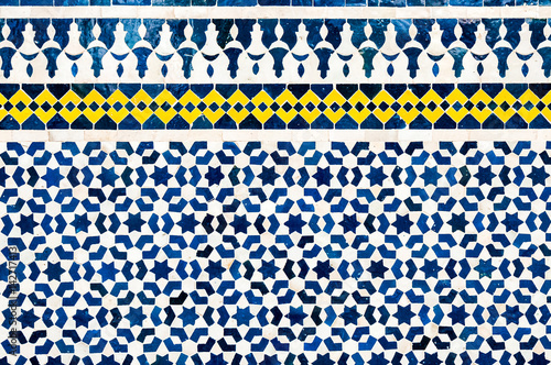 moroccan vintage tile background