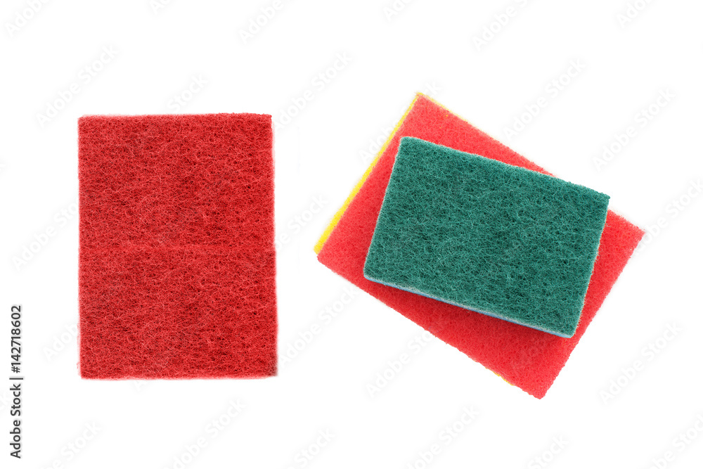 Fototapeta premium Cleaners isolated on white background.
