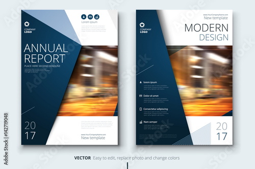 Corporate business annual report cover, brochure or flyer design. Leaflet presentation. Catalog with Abstract geometric background. Modern publication poster magazine, layout, template. A4 size