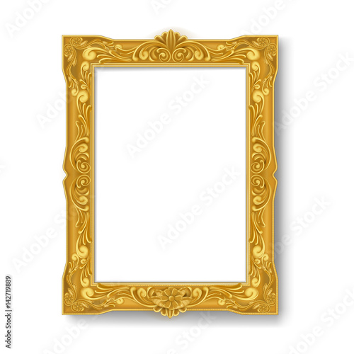 vintage gold picture frame