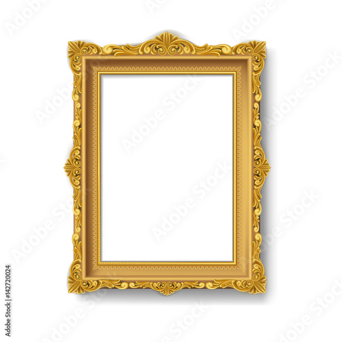 vintage gold picture frame