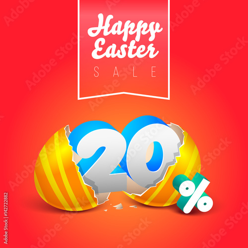 Happy easter sale eggs