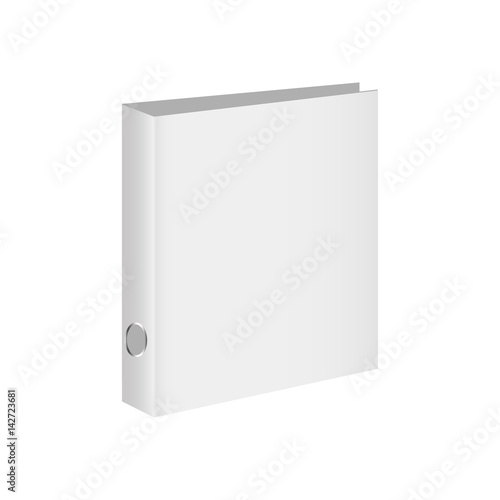 Blank book cover, binder or folder templates. Vector illustration