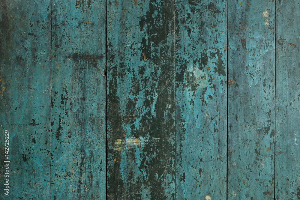 Old turquoise rustic wood planks texture background. Old turquoise rustic wood planks texture background.