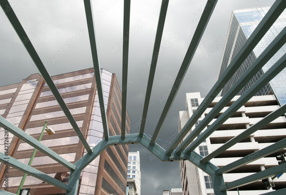 Fototapeta premium Norfolk City Skyscrapers