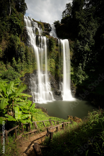 Tad Yuang Waterfall in Bolaven  Laos