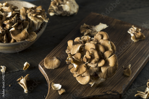 Raw Organic Maitake Mushrooms photo