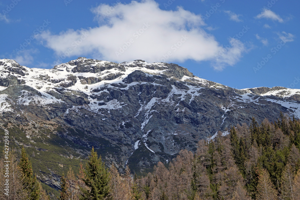 Paesaggio di montagna Presso Alpe Palù Italia