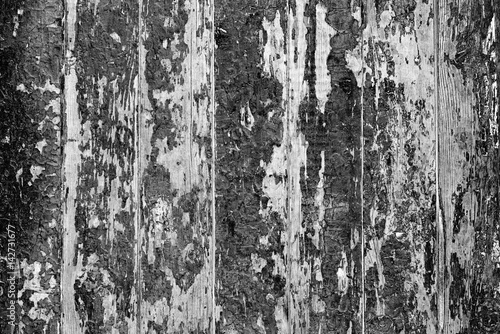 Wooden texture with scratches and cracks © chernikovatv