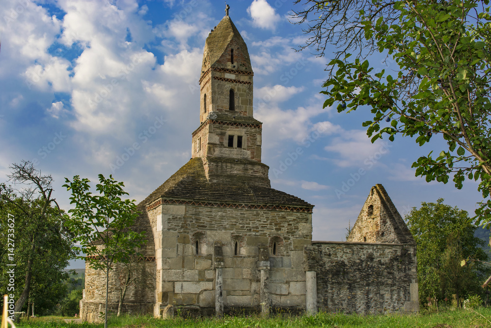 Densus is one of the oldest church in Romania, built in VII century, rebuild in XVIII century with the stones from roman Sarmisegetuza Densus is one of the oldest church in Romania, built in VII century, rebuild in XVIII century with the stones from roman Sarmisegetuza